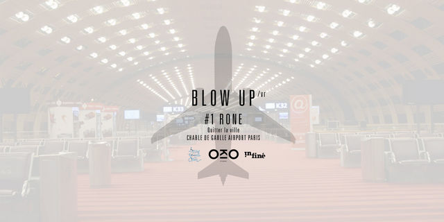 Blown by rone